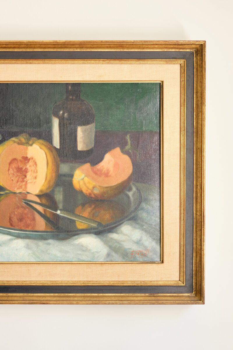 Beautiful Still Life Oil Painting by Florent Catelin 20th Century - Image 2