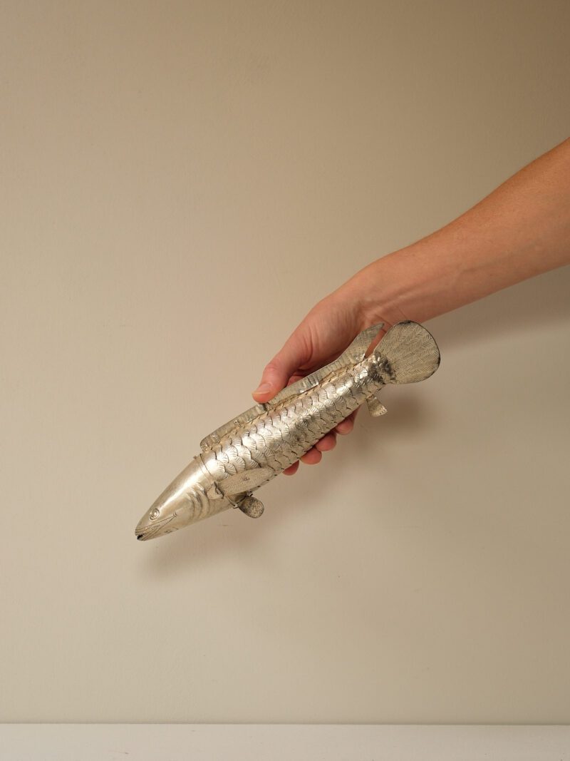 Articulated Metal Fish Figurine