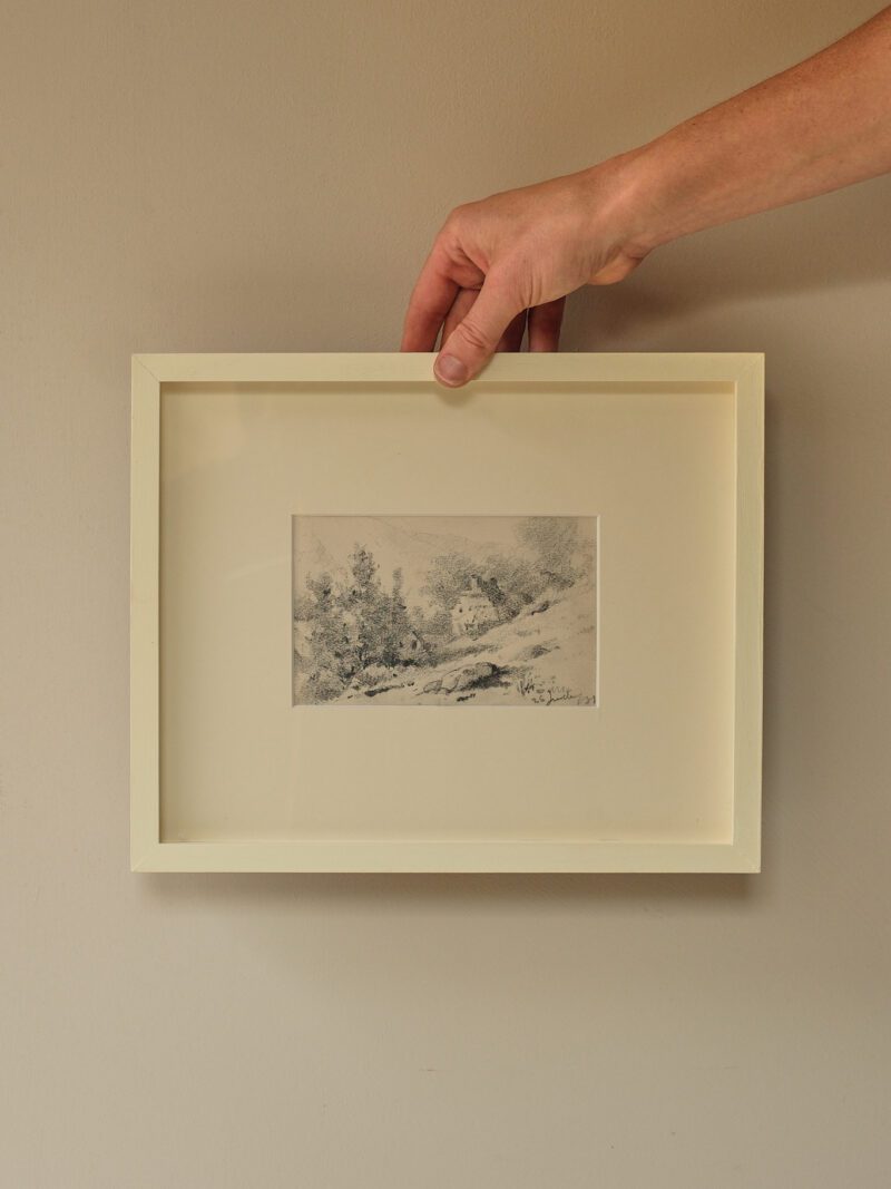 Artist Sketchbook Series - Pencil Drawings - Rural France 1980s