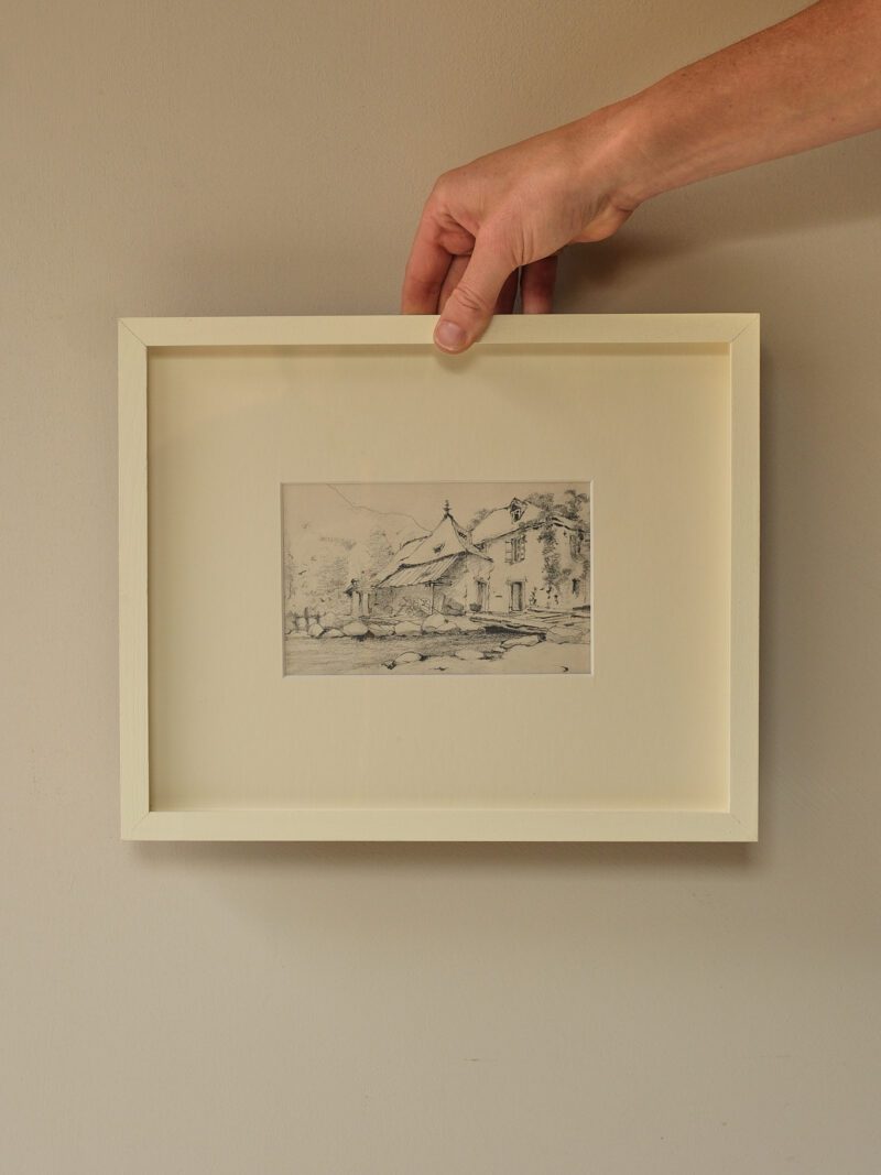 Artist Sketchbook Series - Pencil Drawings of Rural France 1980s