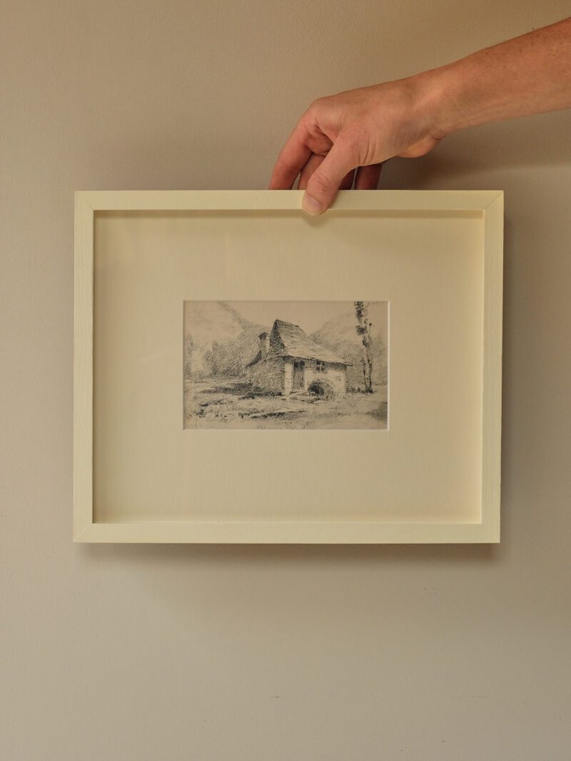 Artist Sketchbook Series - Pencil Drawings of Rural France 1980s