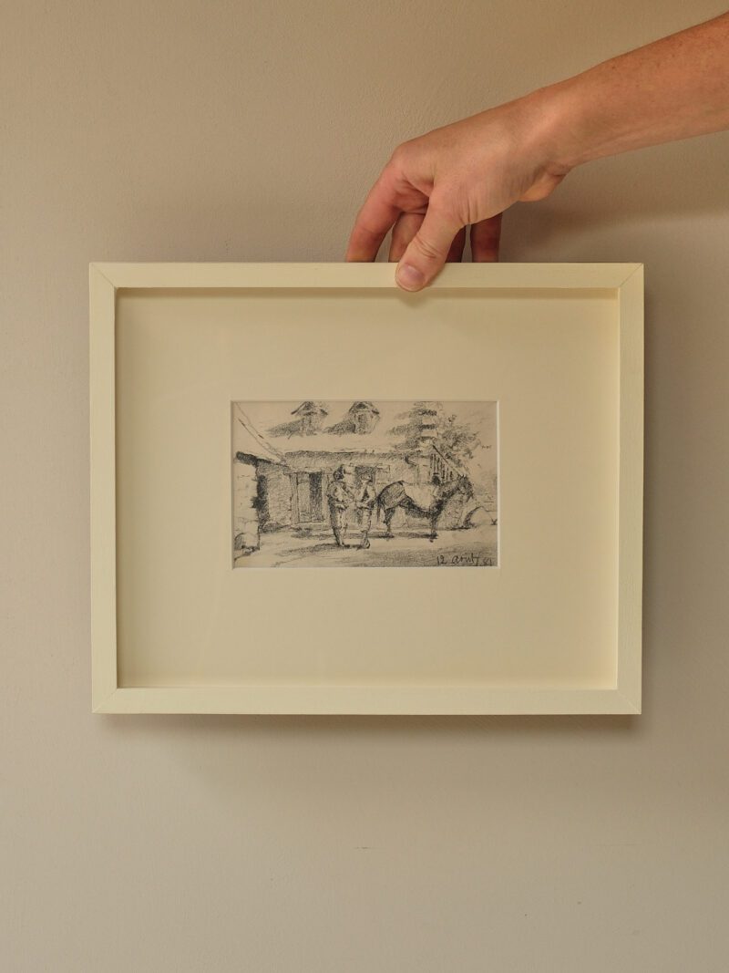 Artist Sketchbook Series - Pencil Drawings of Rural France 1980s