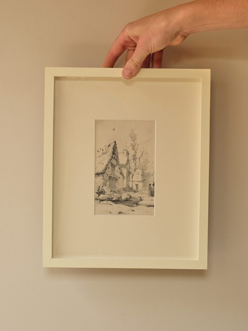 Artist Sketchbook Series - Pencil Drawings of Rural France 1980s