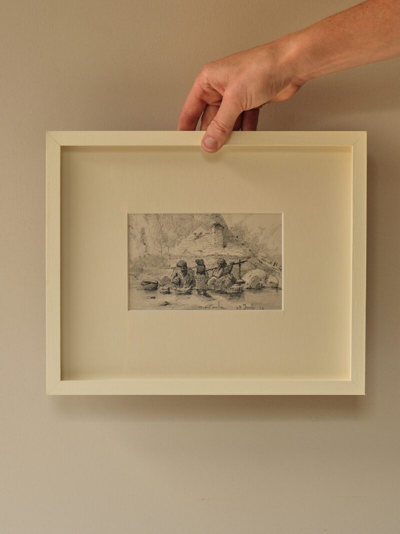 Artist Sketchbook Series - Pencil Drawings of Rural France 1980s