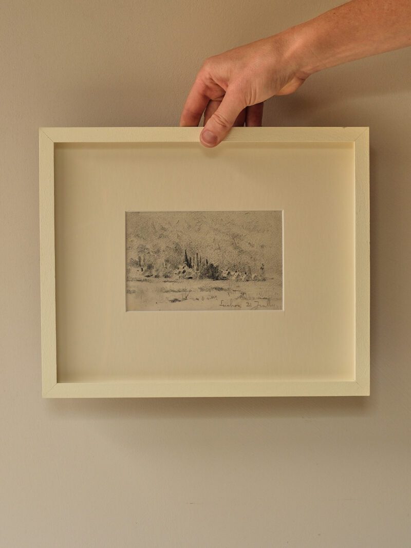 Artist Sketchbook Series - Pencil Drawings of Rural France 1980s