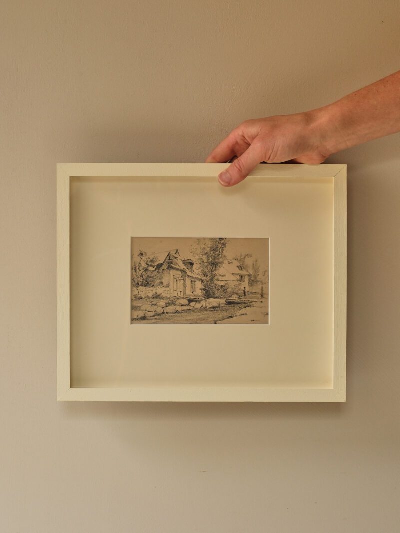 Artist Sketchbook Series - Pencil Drawings of Rural France 1980s