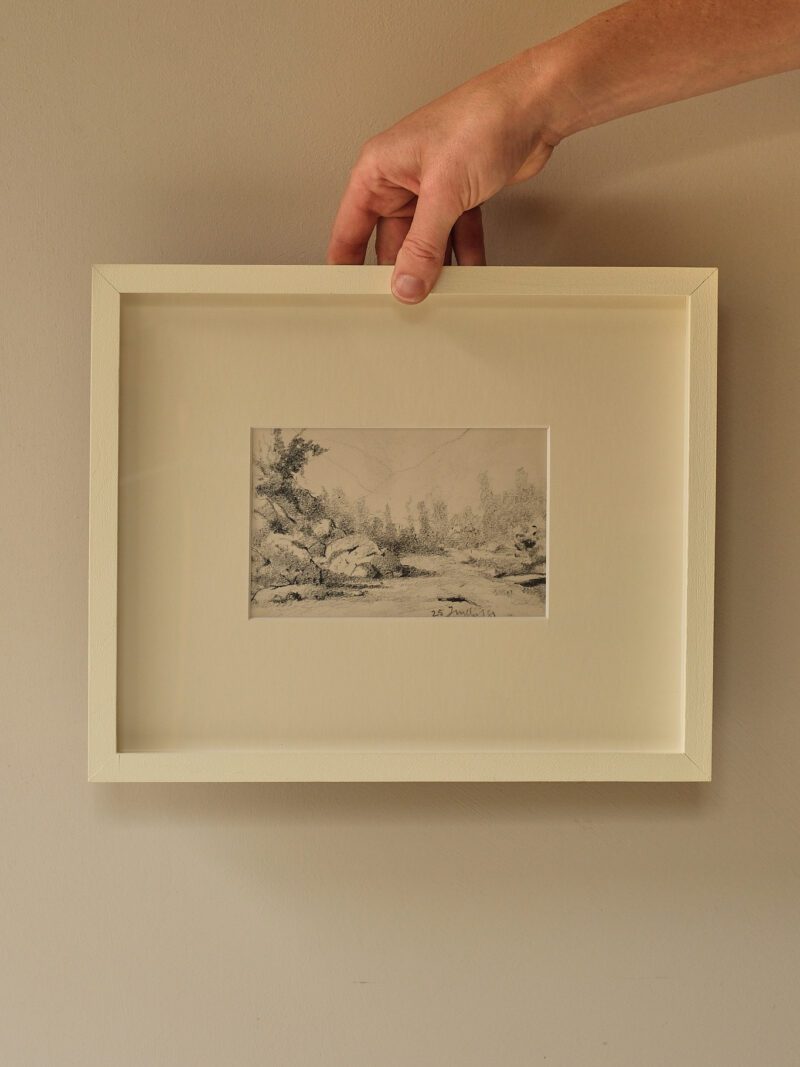 Artist Sketchbook Series - Pencil Drawings of Rural France 1980s