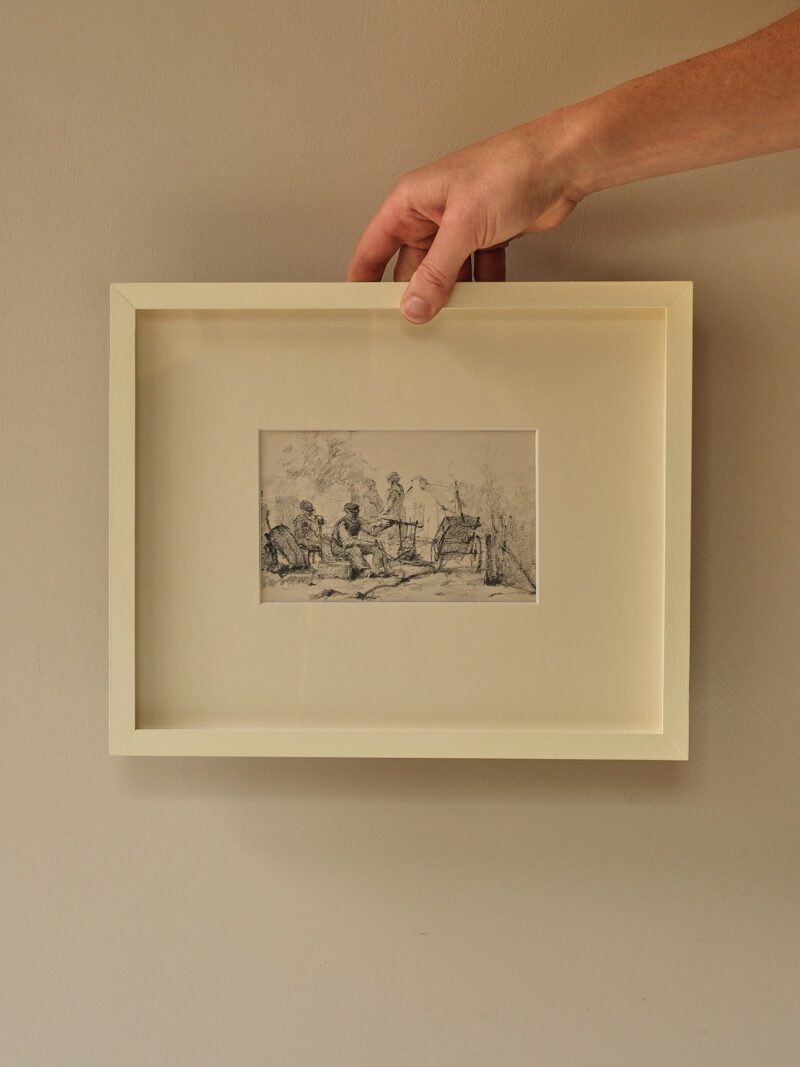 Artist Sketchbook Series - Pencil Drawings of Rural France 1980s