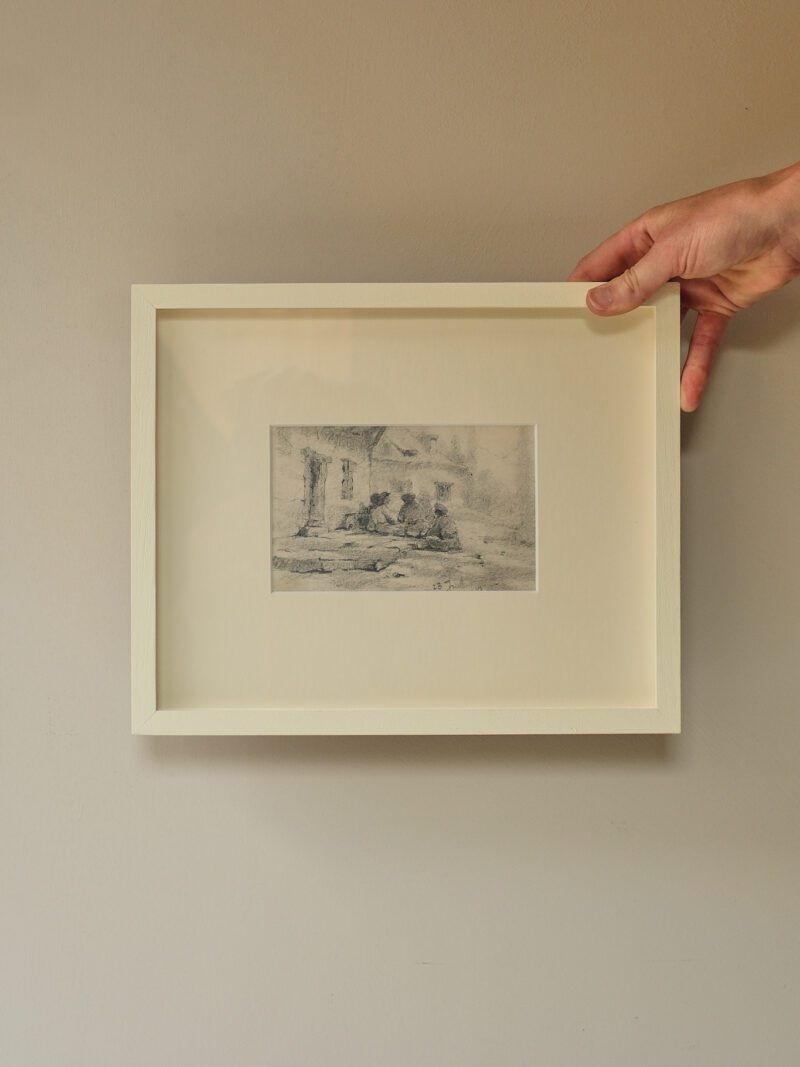 Artist Sketchbook Series - Pencil Drawings of Rural France 1980s