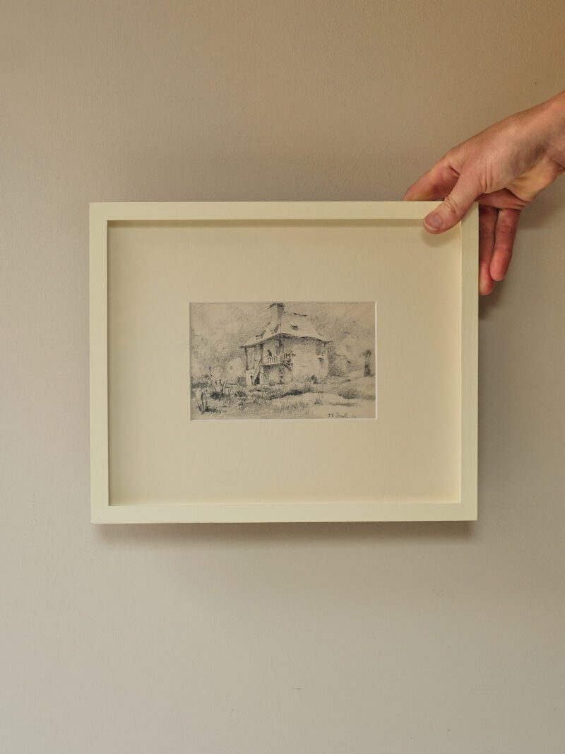 Artist Sketchbook Series - Pencil Drawings of Rural France 1980s