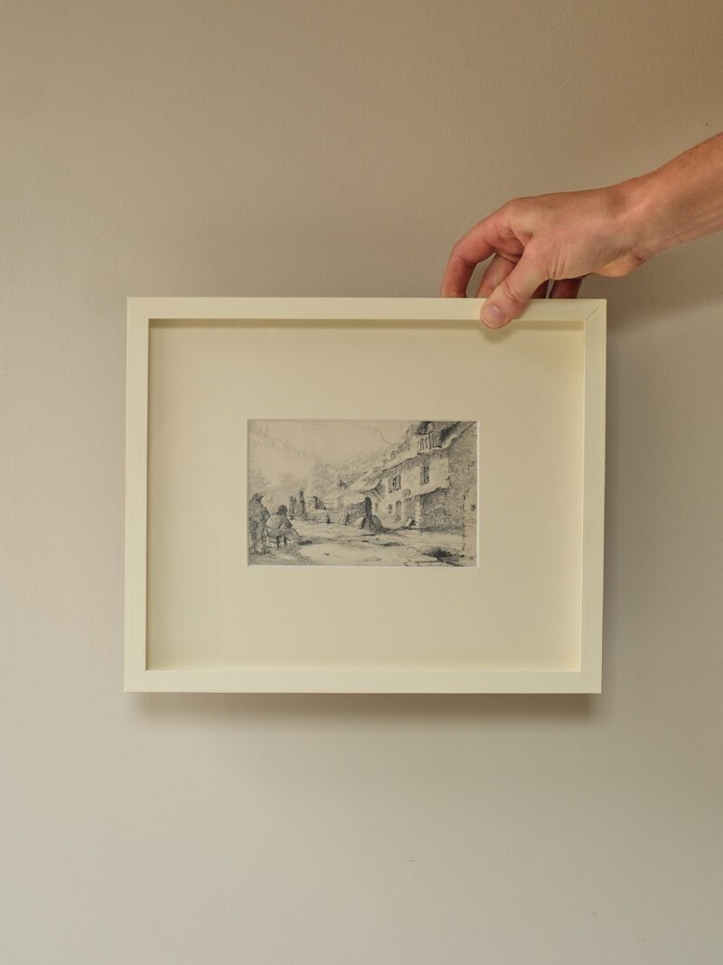 Artist Sketchbook Series - Pencil Drawings of Rural France 1980s