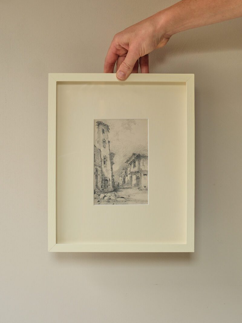 Artist Sketchbook Series - Pencil Drawings of Rural France 1980s
