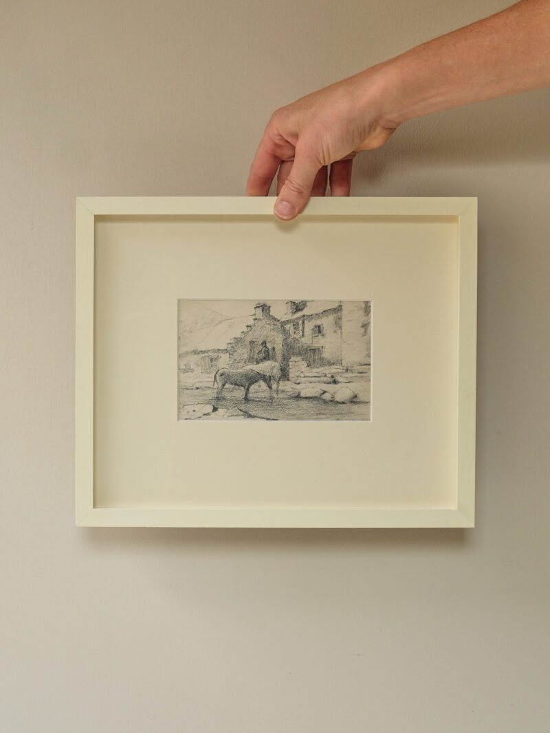 Artist Sketchbook Series - Pencil Drawings of Rural France 1980s