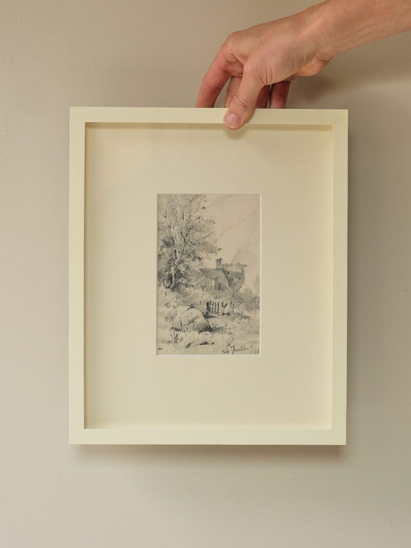 Artist Sketchbook Series - Pencil Drawings of Rural France 1980s