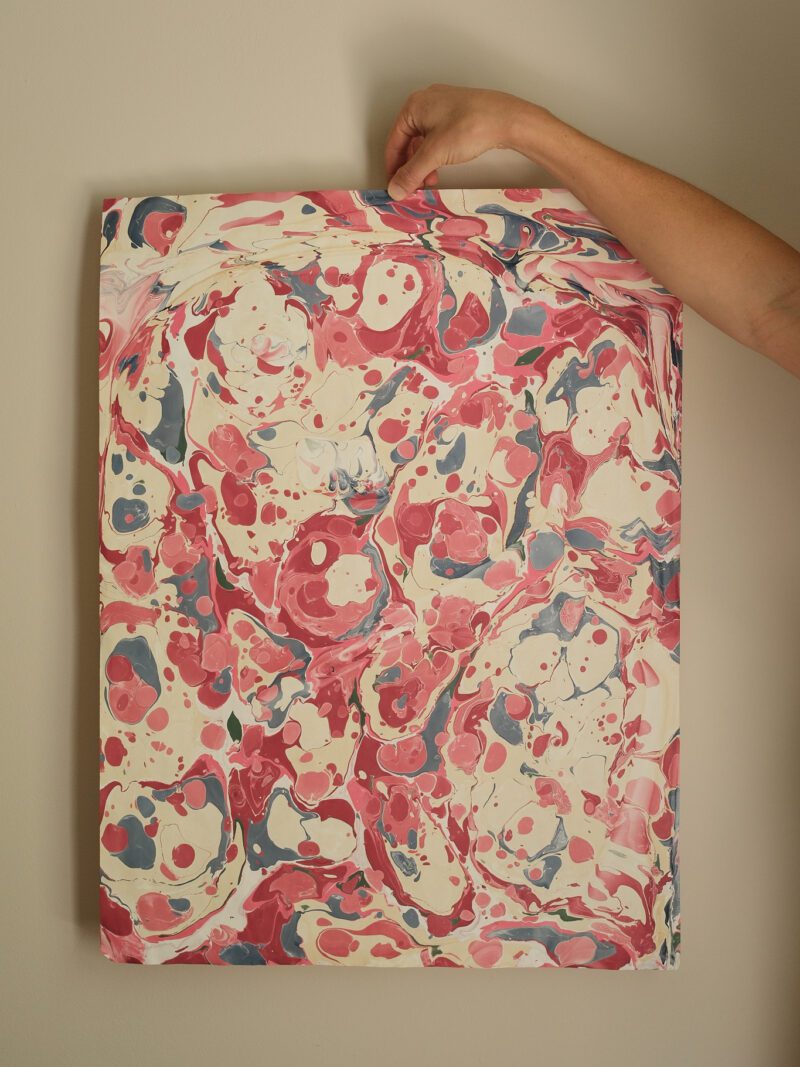 Hand Marbled Paper by Cassidy Mantle
