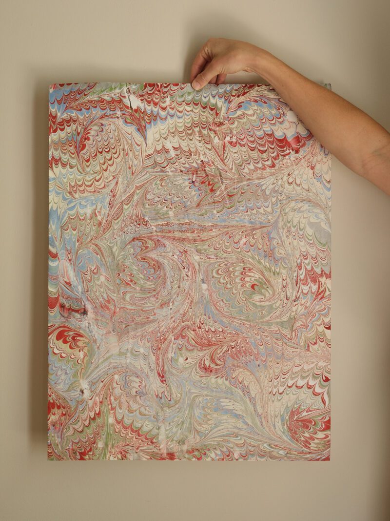 Hand Marbled Paper by Cassidy Mantle