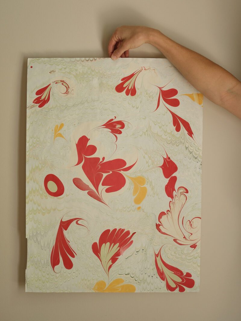 Hand Marbled Paper by Cassidy Mantle