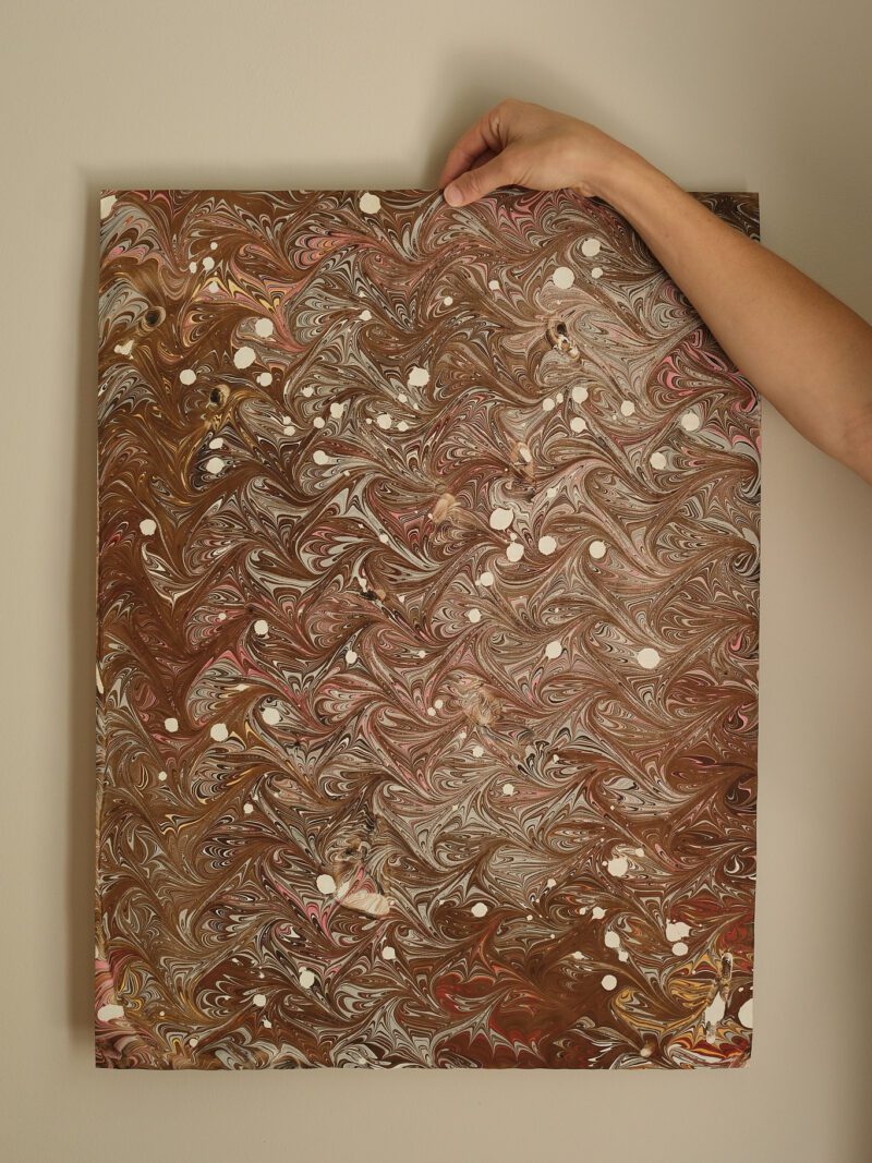 Hand Marbled Paper by Cassidy Mantle
