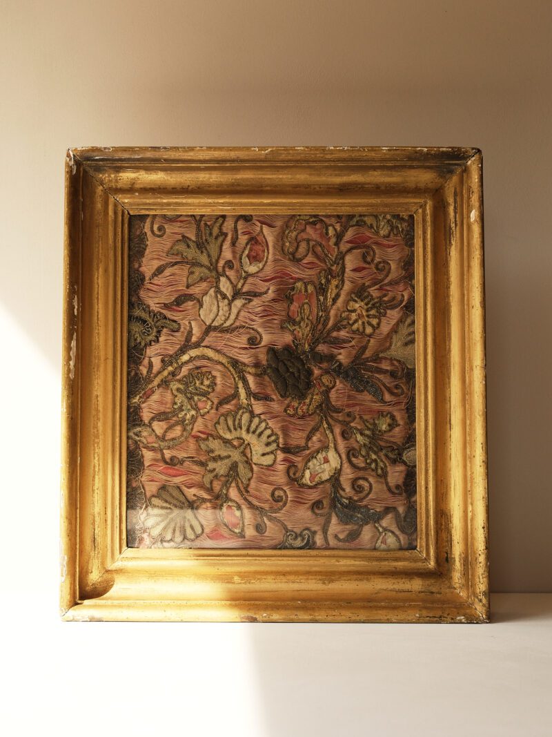 Framed 17th Century Tapestry Fragment