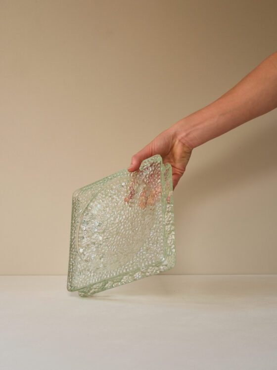 1950s Glass Ash Tray by Le Corbusier