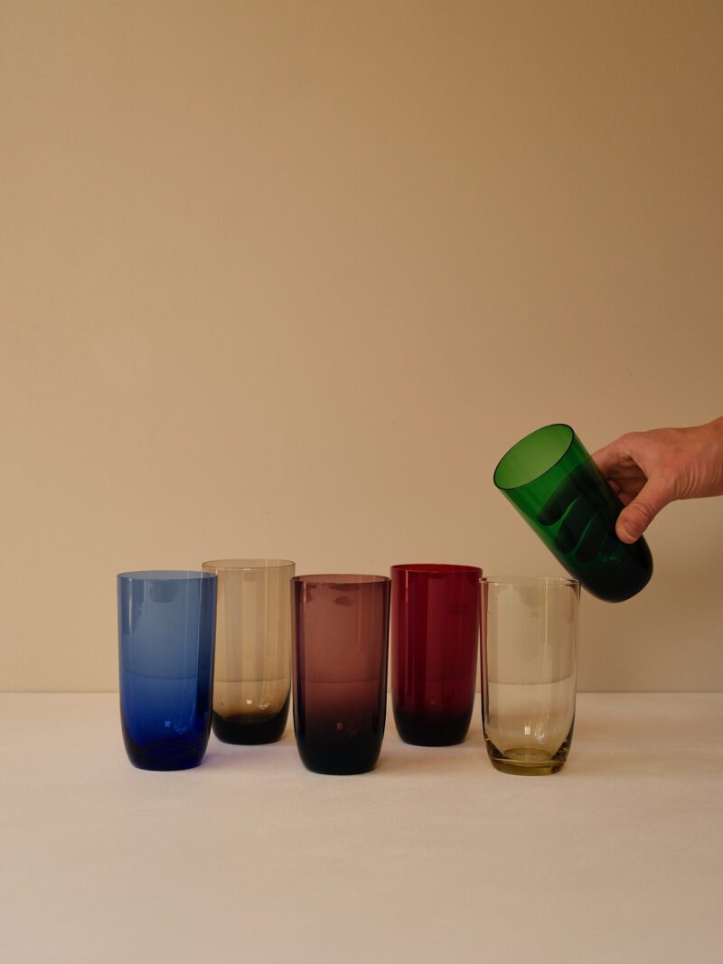 Thin walled Mid-Century Glasses by Tapio Wirkkala