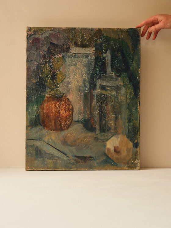 20th Century Abstract Still Life Oil Painting
