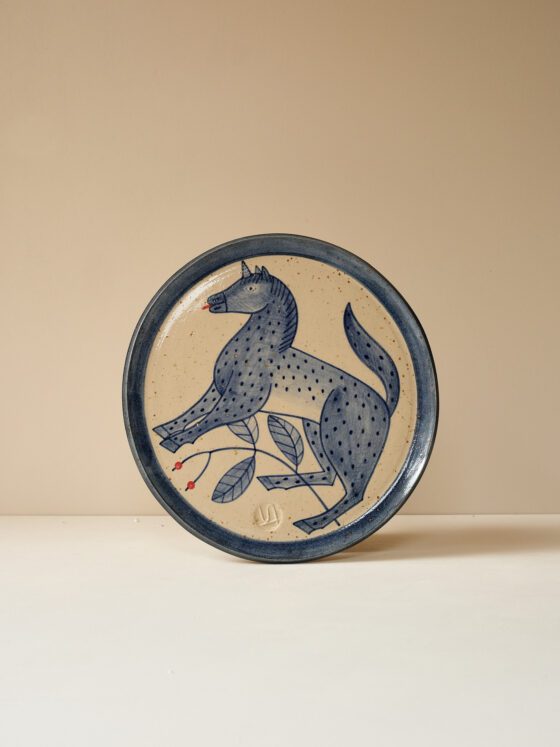 Fantastical Creature Wall Plate by Irina Silivestru