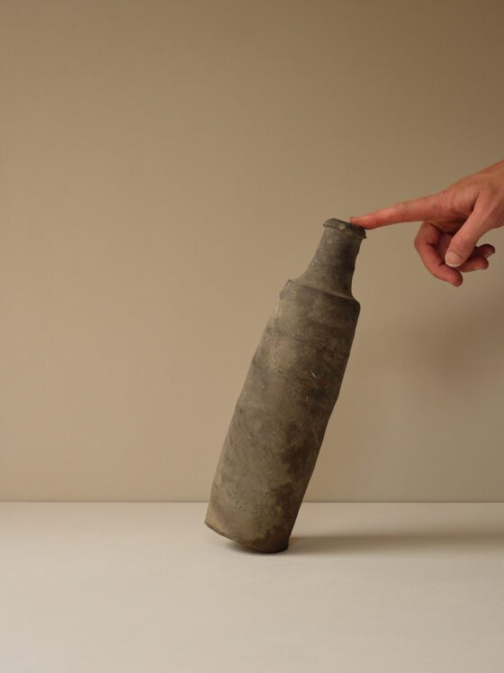 19th Century Antique French Stoneware Bottle