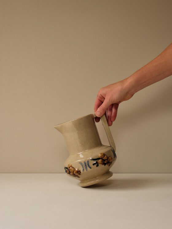 Vintage Crackle Glaze Pitcher