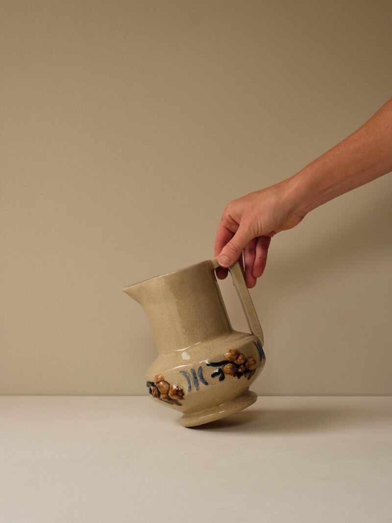 Vintage Crackle Glaze Pitcher