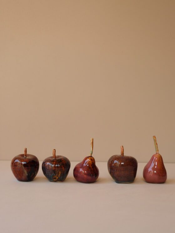 Porcelain Fruit Set by Paul Molloy