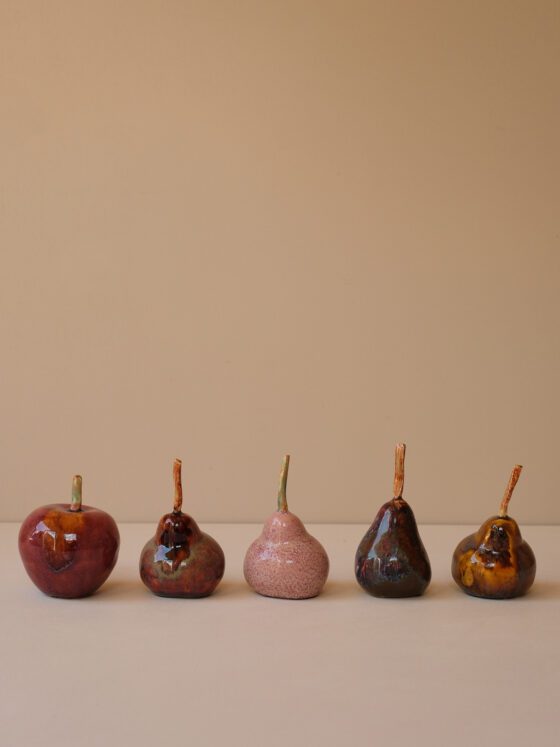 Porcelain Fruit Set by Paul Molloy