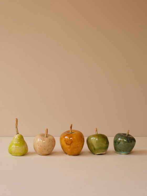 Porcelain Fruit Set by Paul Molloy