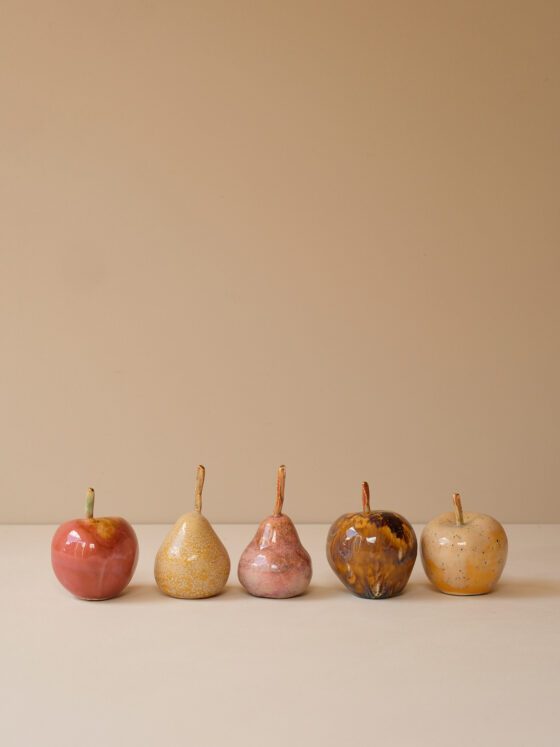 Porcelain Fruit Set by Paul Molloy