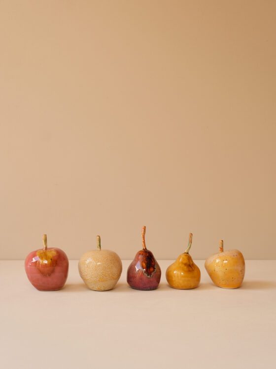 Porcelain Fruit Set by Paul Molloy