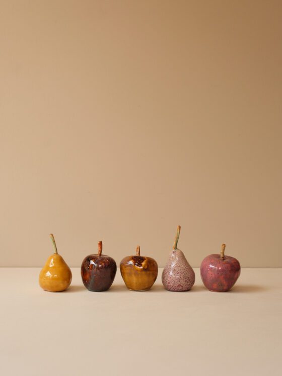 Porcelain Fruit Set by Paul Molloy
