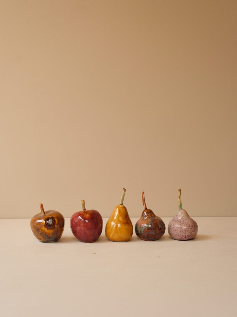 Porcelain Fruit Set by Paul Molloy
