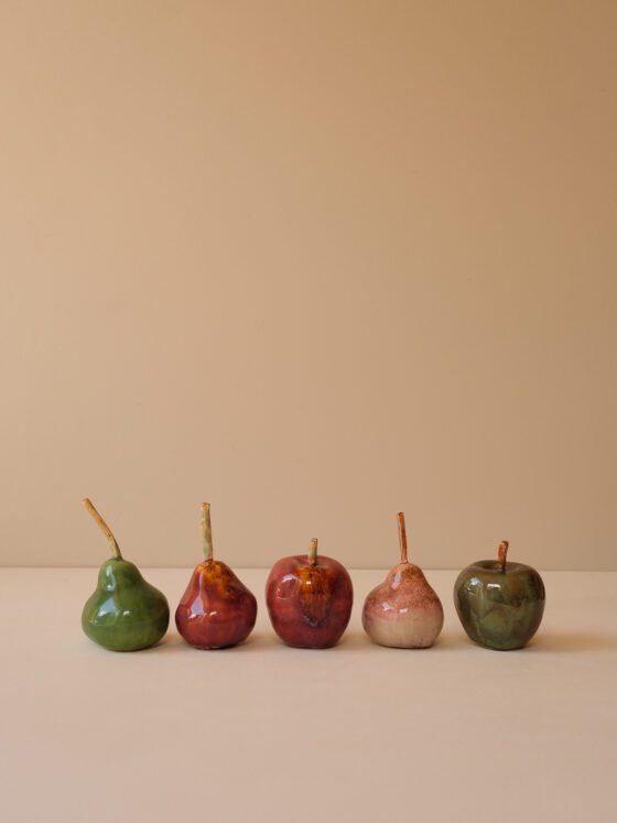 Porcelain Fruit Set by Paul Molloy