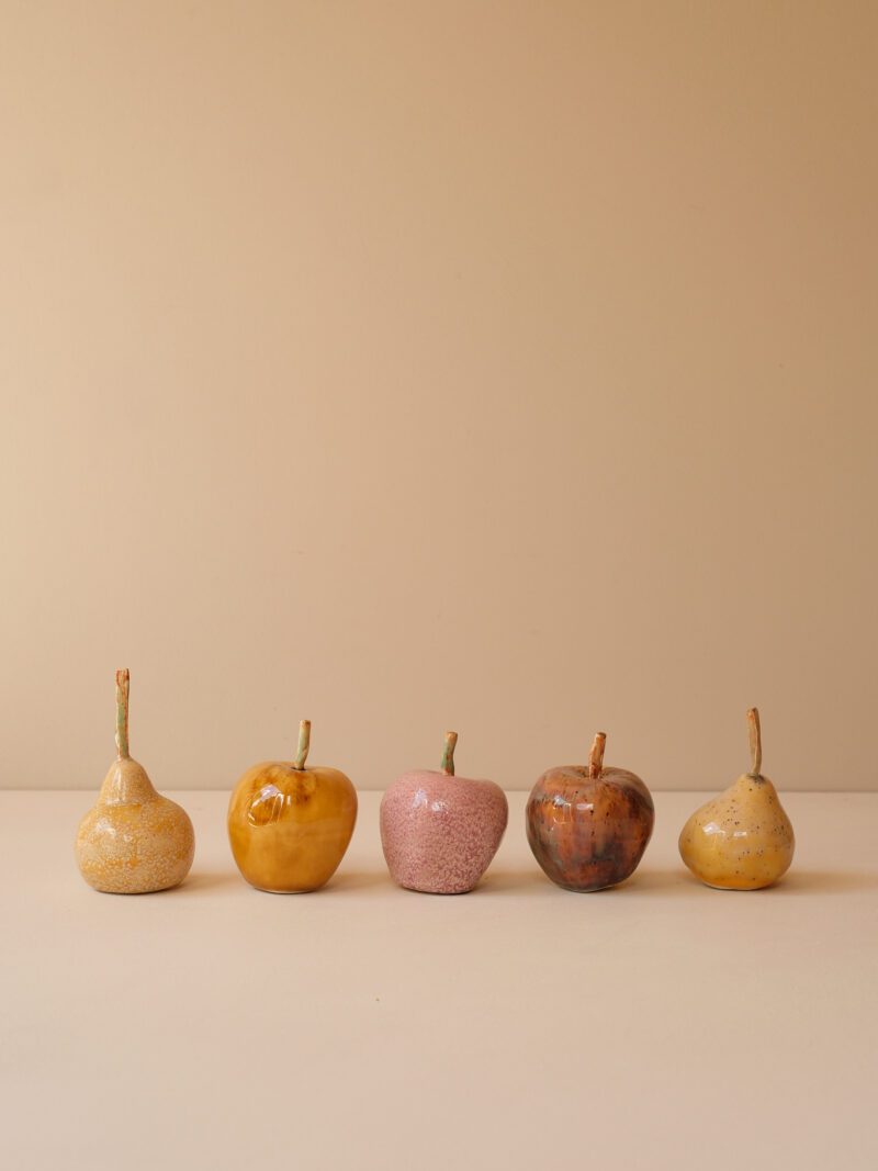 Porcelain Fruit Set by Paul Molloy