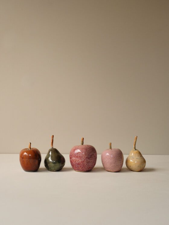 Porcelain Fruit Set by Paul Molloy
