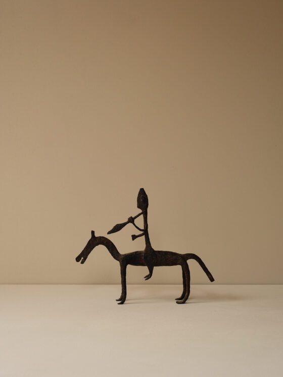 20th Century West African Dogon Iron Equestrian Sculpture