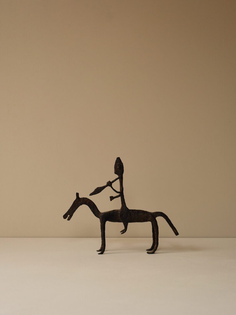 20th Century West African Dogon Iron Equestrian Sculpture