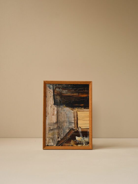Mid-Century Abstract Oil Painting