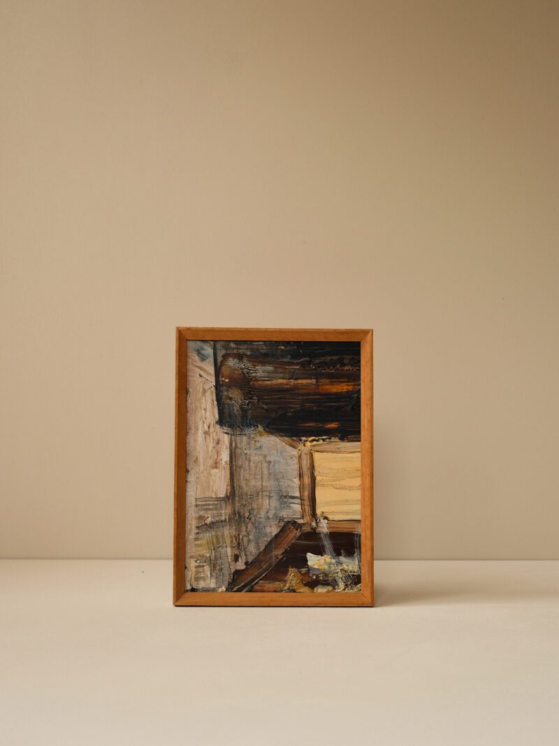 Mid-Century Abstract Oil Painting