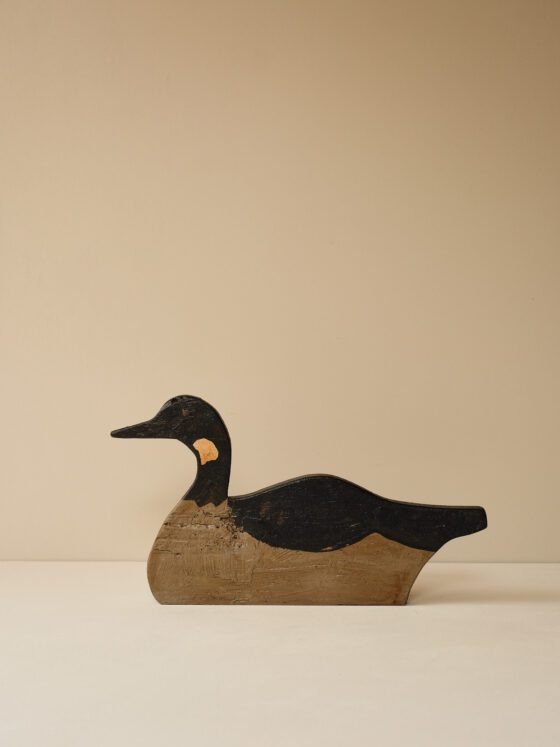 Painted Wooden Canada Goose