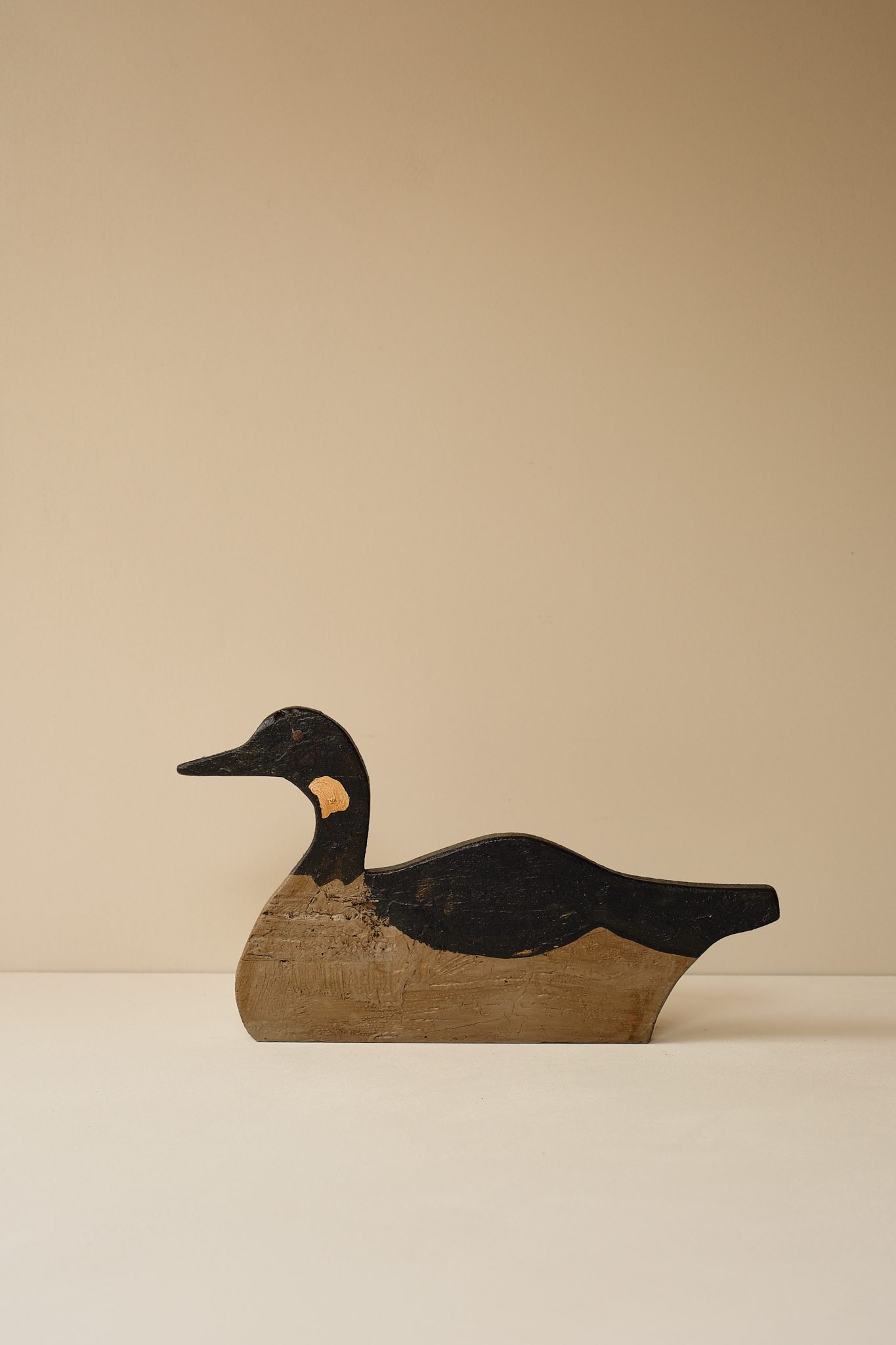 Painted Wooden Canada Goose