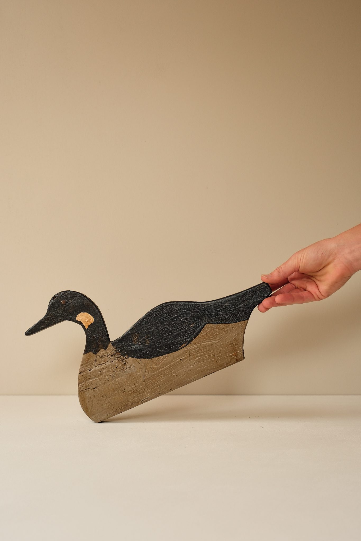 Painted Wooden Canada Goose - Image 2