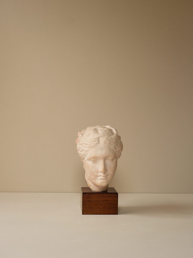 Vintage Replica Bust Depicting the Greek Goddess Hygieia