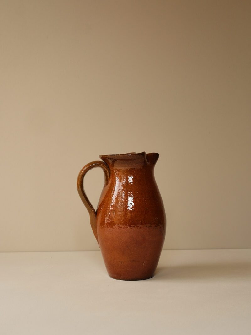 Antique French Terracotta Pitcher